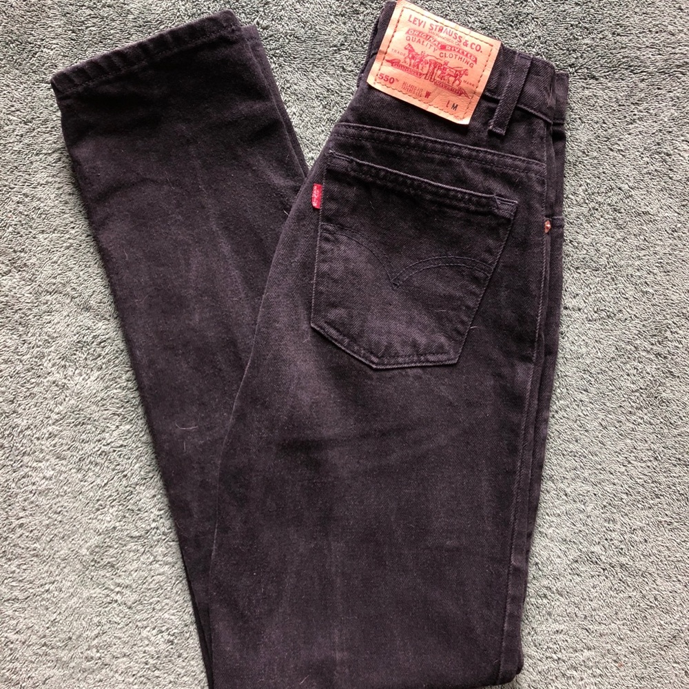 Vintage black 550 Levi’s
